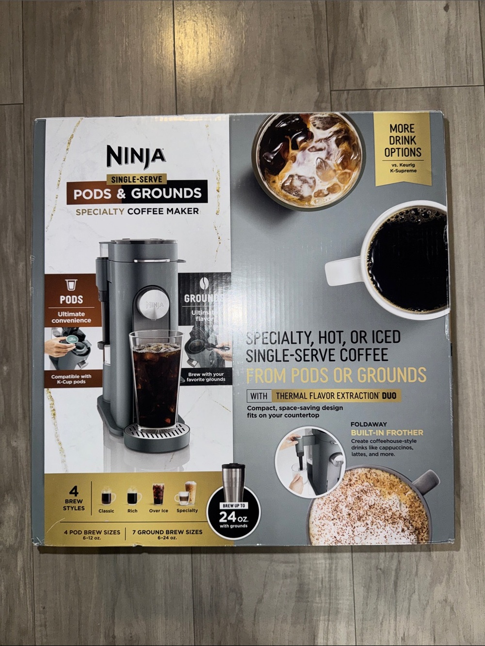 Ninja Pods & Grounds Specialty Coffee Maker - Gray
